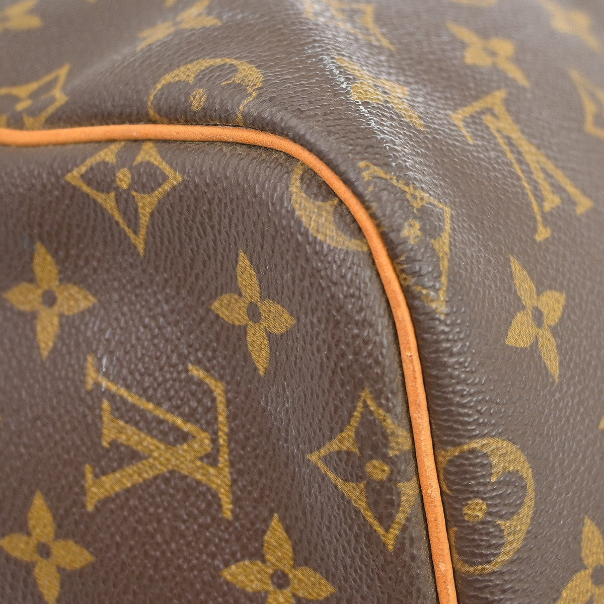 Louis Vuitton Keepall Monogram Canvas Brown Canvas Travel Bag Bag (Pre-Owned)
