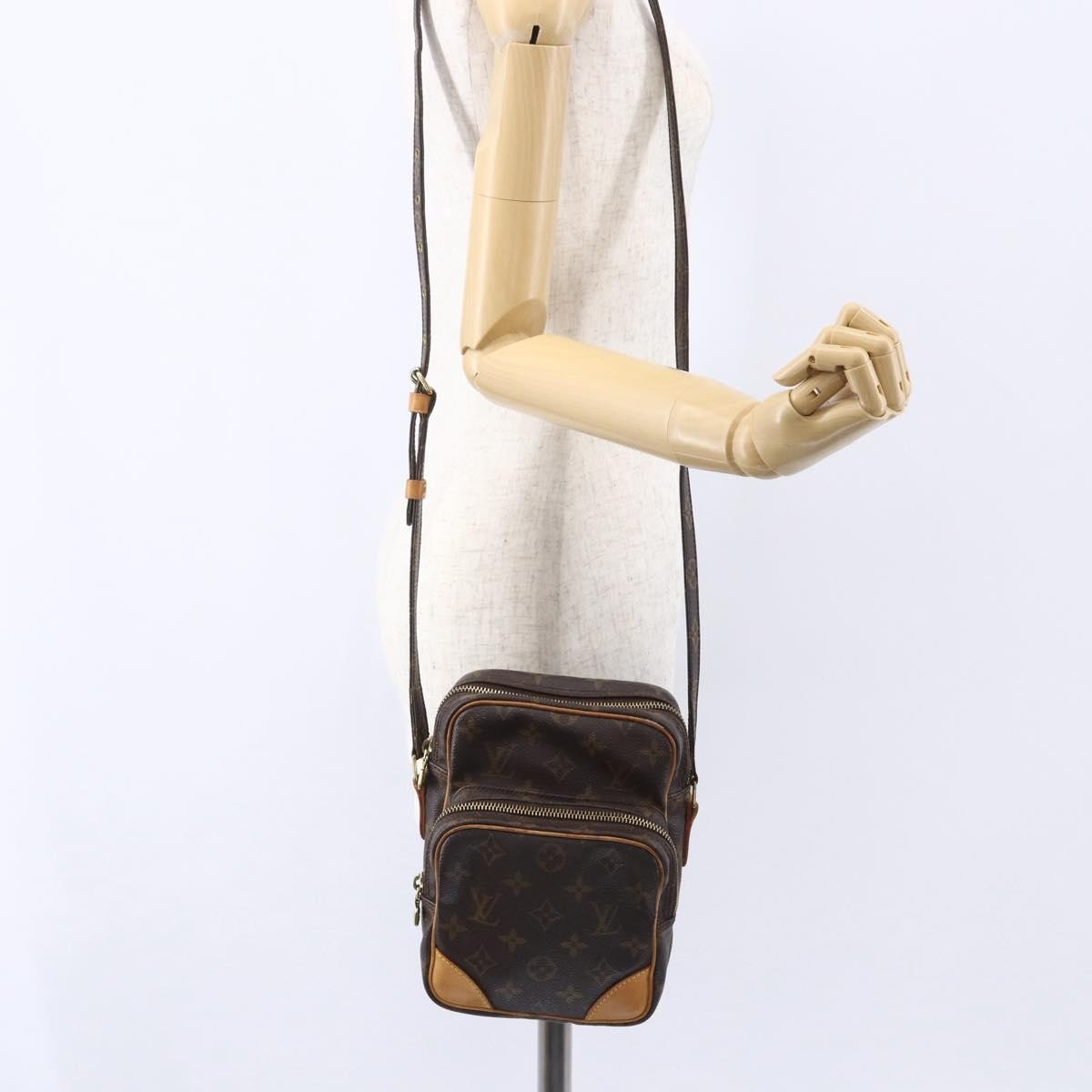 Louis Vuitton Amazone Monogram Canvas Brown Canvas Shoulder Bag Bag (Pre-Owned)