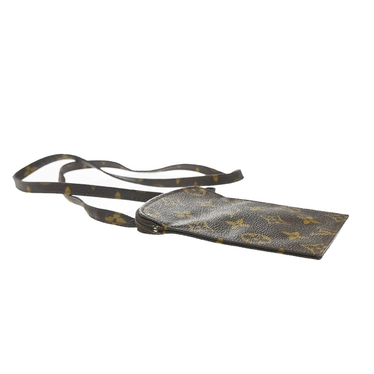 Louis Vuitton Pochette Secret Monogram Canvas Brown Canvas Clutche & Pouche Bag (Pre-Owned)