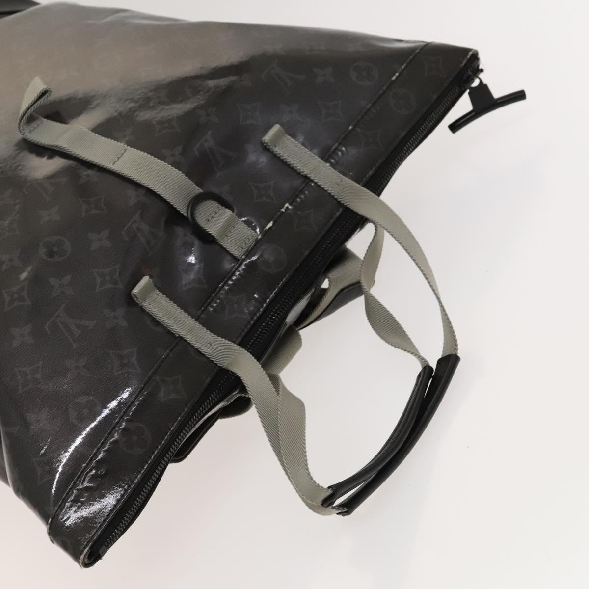 Louis Vuitton Zipped Tote Limited Edition Monogram Eclipse Glaze Canvas Black Canvas Backpack Bag (Pre-Owned)
