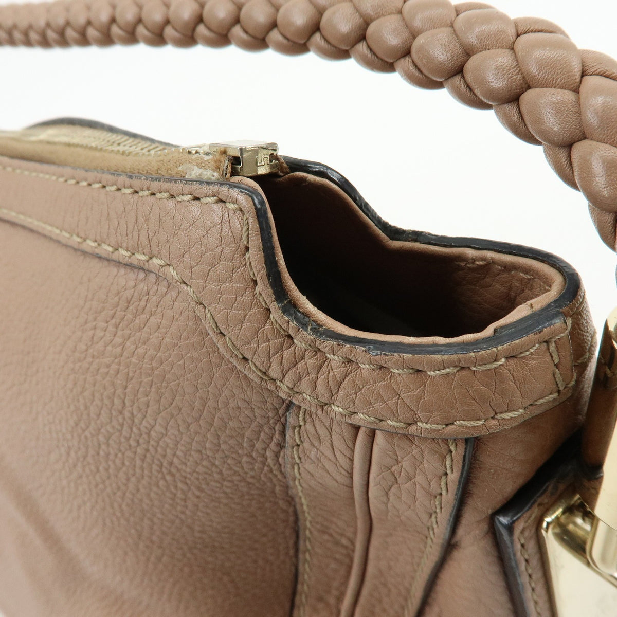 Gucci Bella Hobo Leather Pink Leather Shoulder Bag Bag (Pre-Owned)