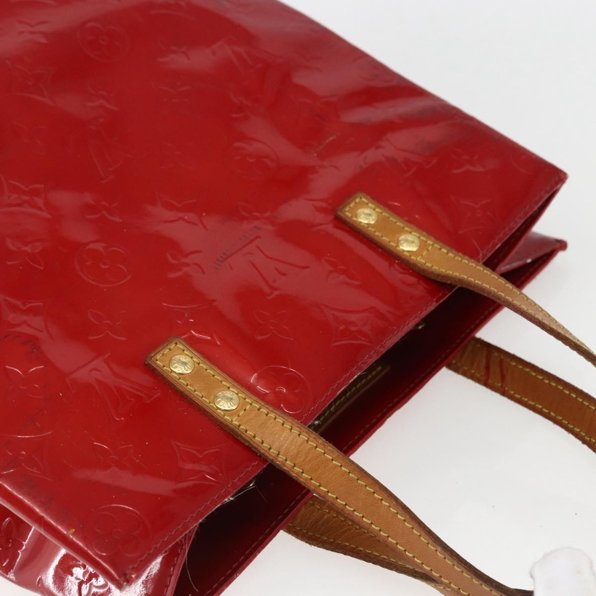 Louis Vuitton Reade Monogram Vernis Red Patent_Leather Handbag (Pre-Owned)