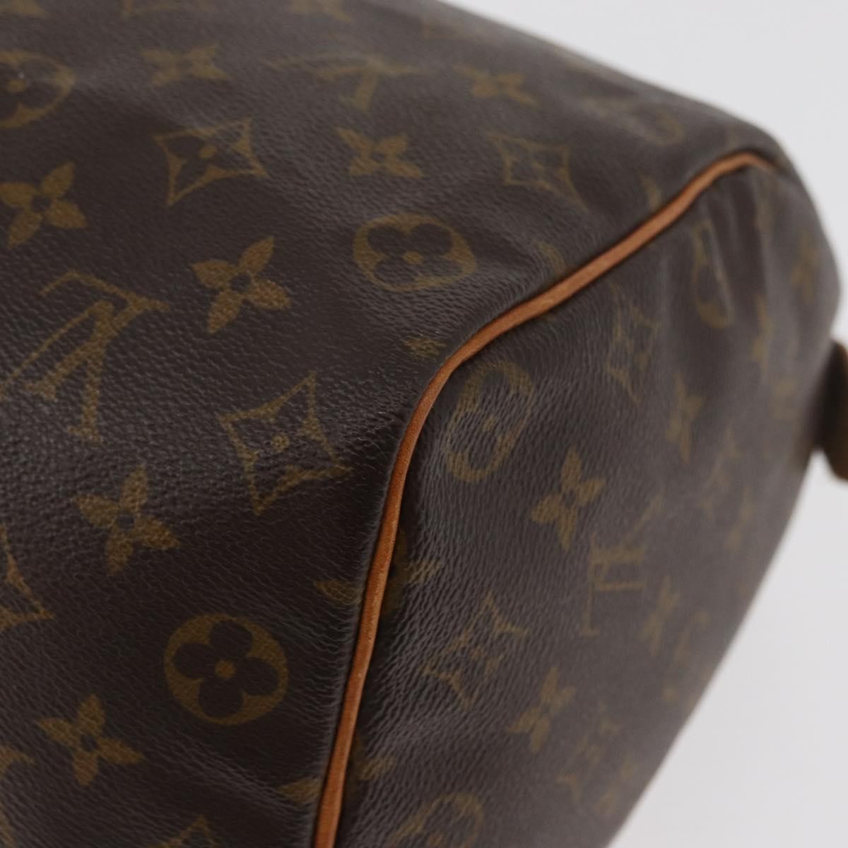 Louis Vuitton Speedy Monogram Canvas Brown Canvas Handbag (Pre-Owned)