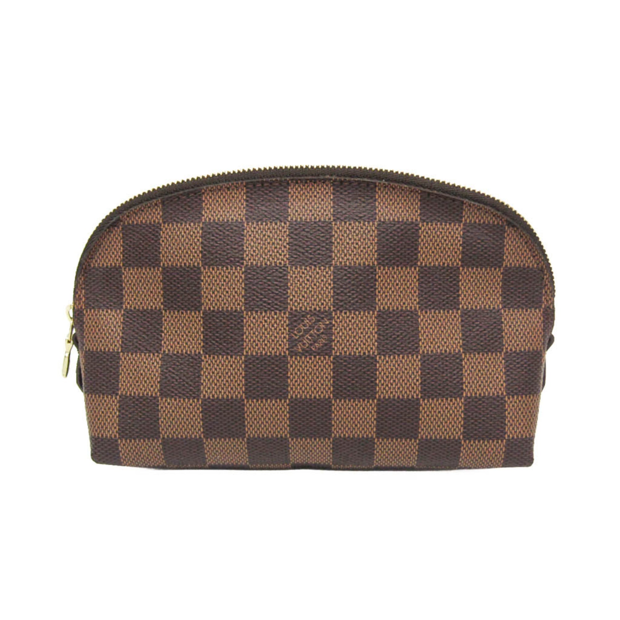 Louis Vuitton Cosmetic Damier Ebene Brown Canvas Clutche & Pouche Bag (Pre-Owned)