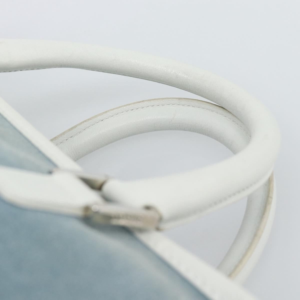 Loewe Amazona Suede Blue Suede Handbag (Pre-Owned)