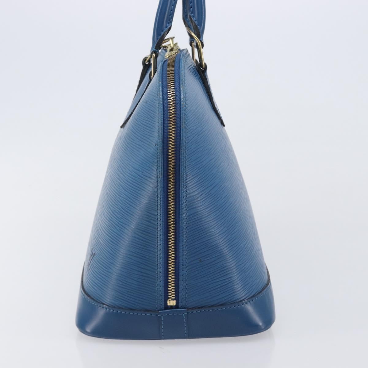 Louis Vuitton Alma Epi Leather Blue Leather Handbag (Pre-Owned)