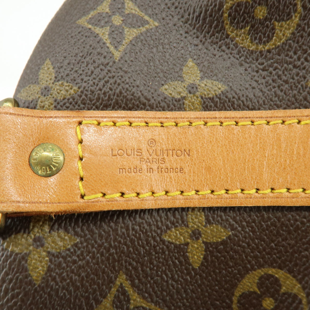 Louis Vuitton Keepall Bandouliere Monogram Canvas Brown Canvas Travel Bag Bag (Pre-Owned)