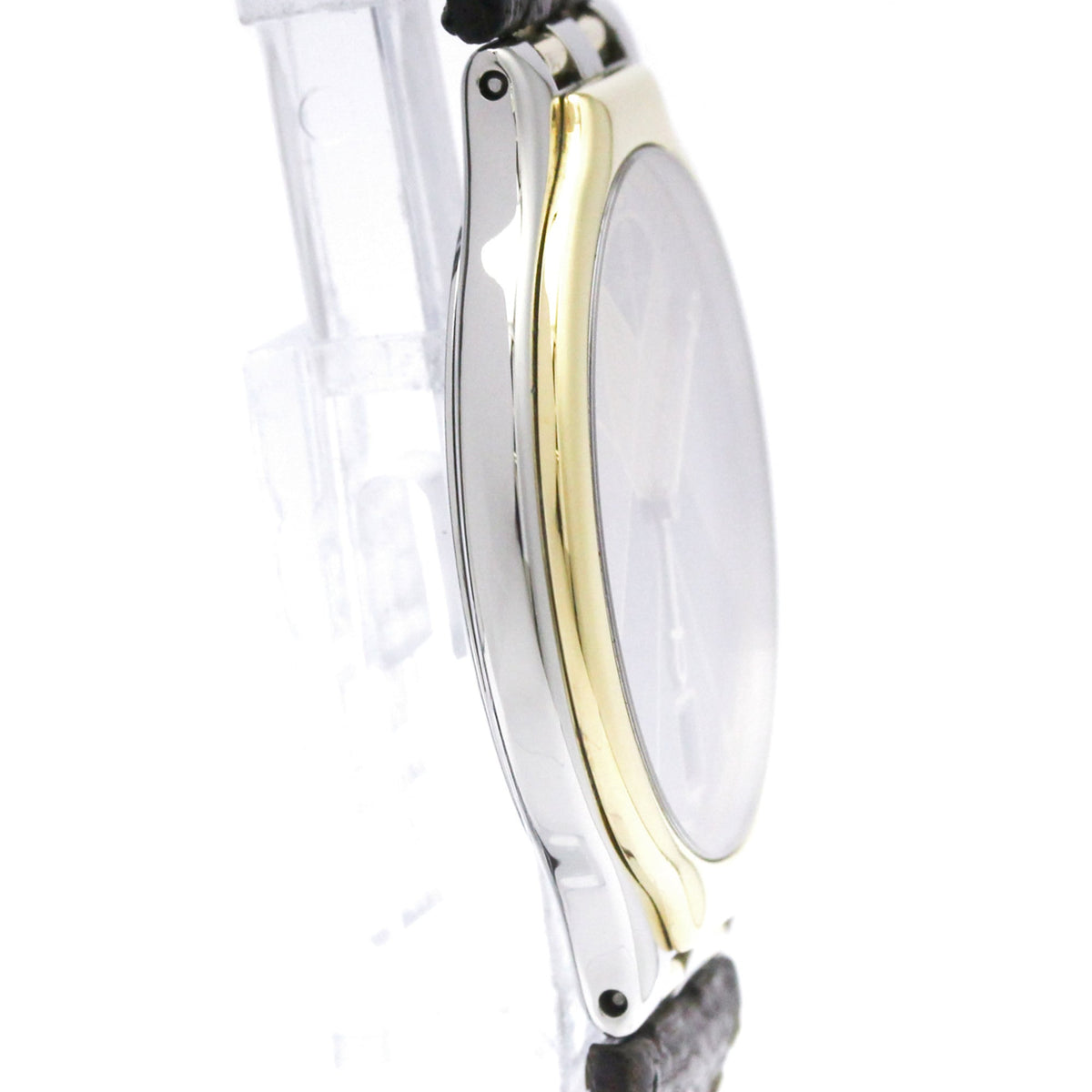 Omega De Ville Quartz Stainless Steel And Yellow Gold Watch (Pre-Owned)