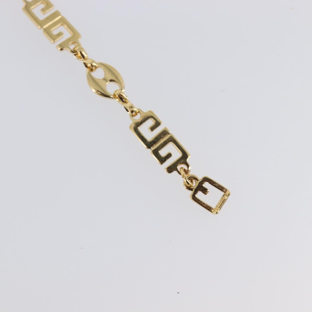 Givenchy Logo Metal Gold Metal Bracelet Jewelry (Pre-Owned)