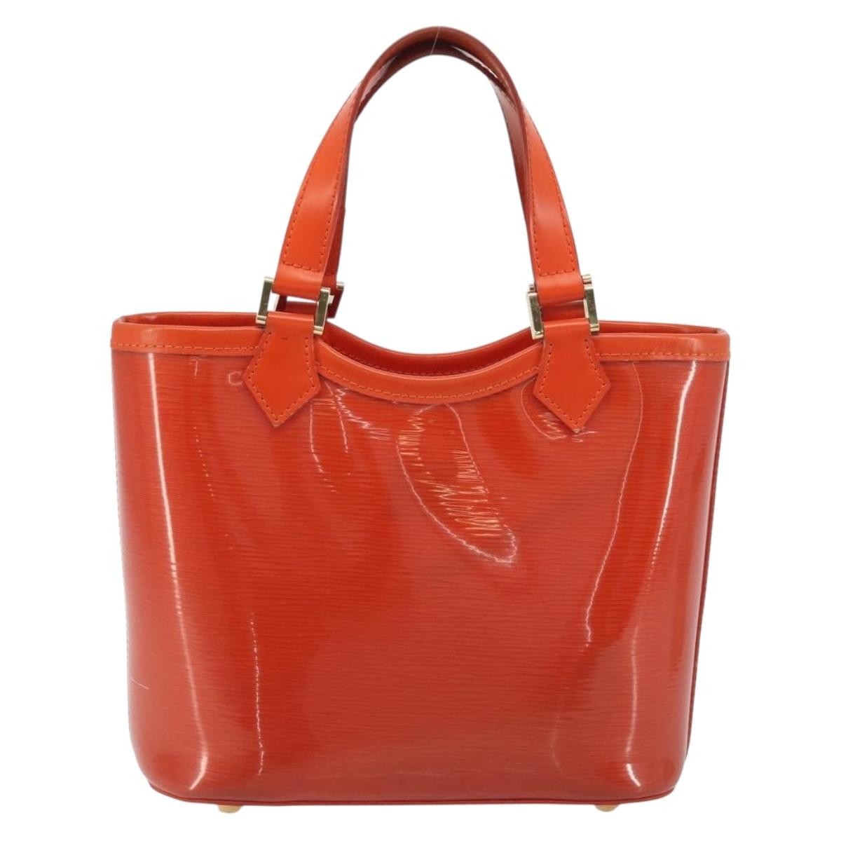 Louis Vuitton Plage Lagoon Bay Vinyl Epi Leather Orange Leather Tote Bag Bag (Pre-Owned)