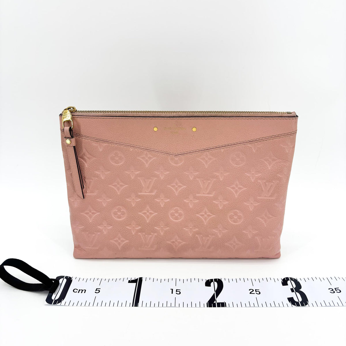 Louis Vuitton Daily Pouch Monogram Empreinte Leather Pink Leather Clutche & Pouche Bag (Pre-Owned)
