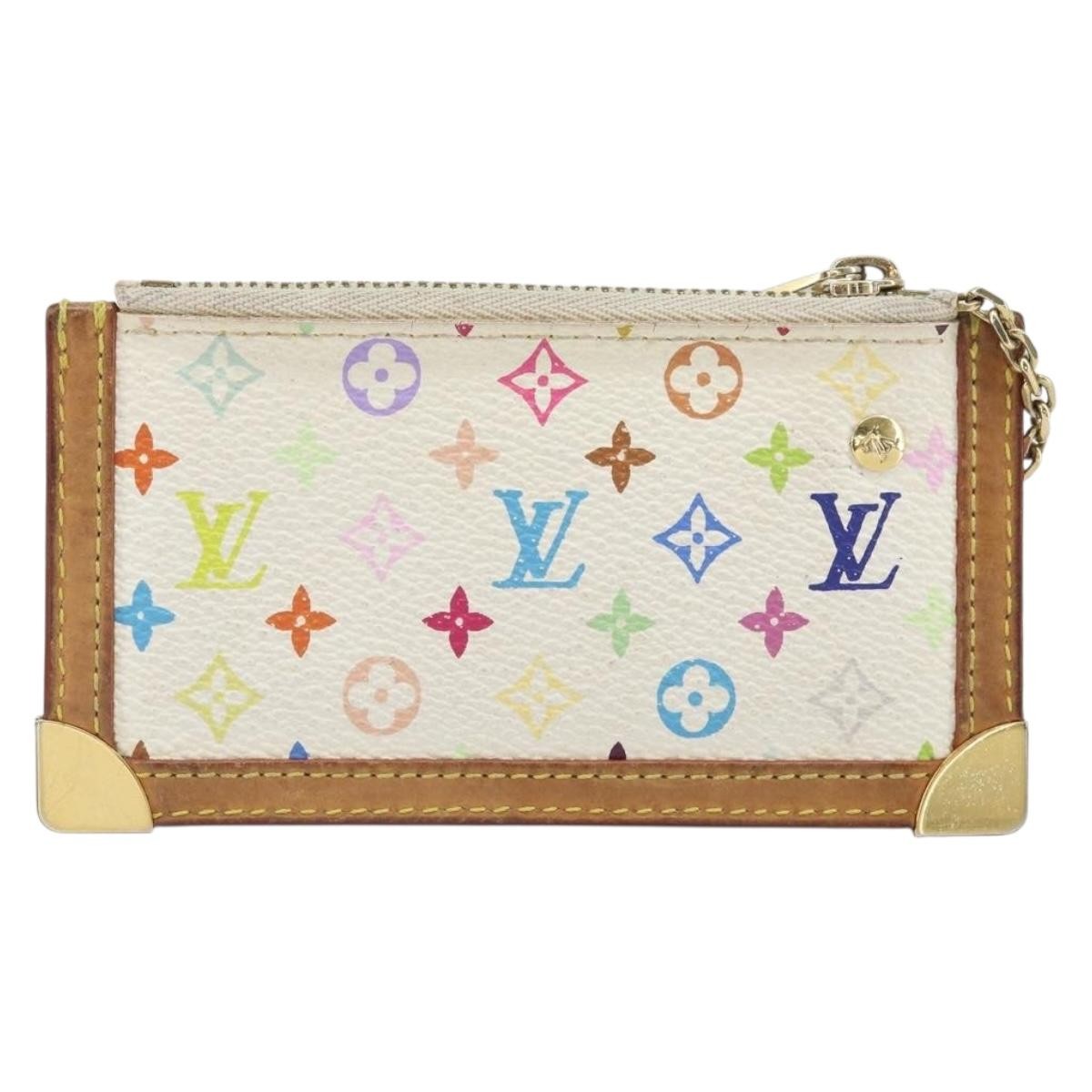 Louis Vuitton Pochette Clés Monogram Canvas Multicolour Canvas Wallets Accessory (Pre-Owned)