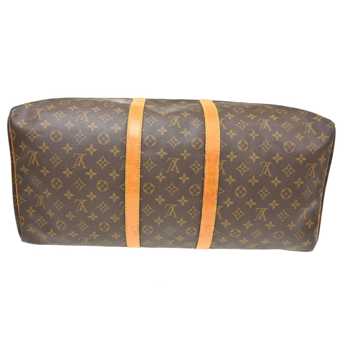 Louis Vuitton Keepall Monogram Brown Canvas Travel Bag Bag (Pre-Owned)