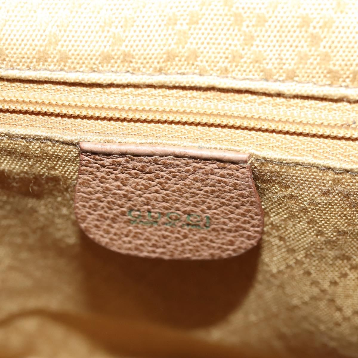 Gucci Gucci Bamboo Daim Brown Suede Backpack Bag (Pre-Owned)