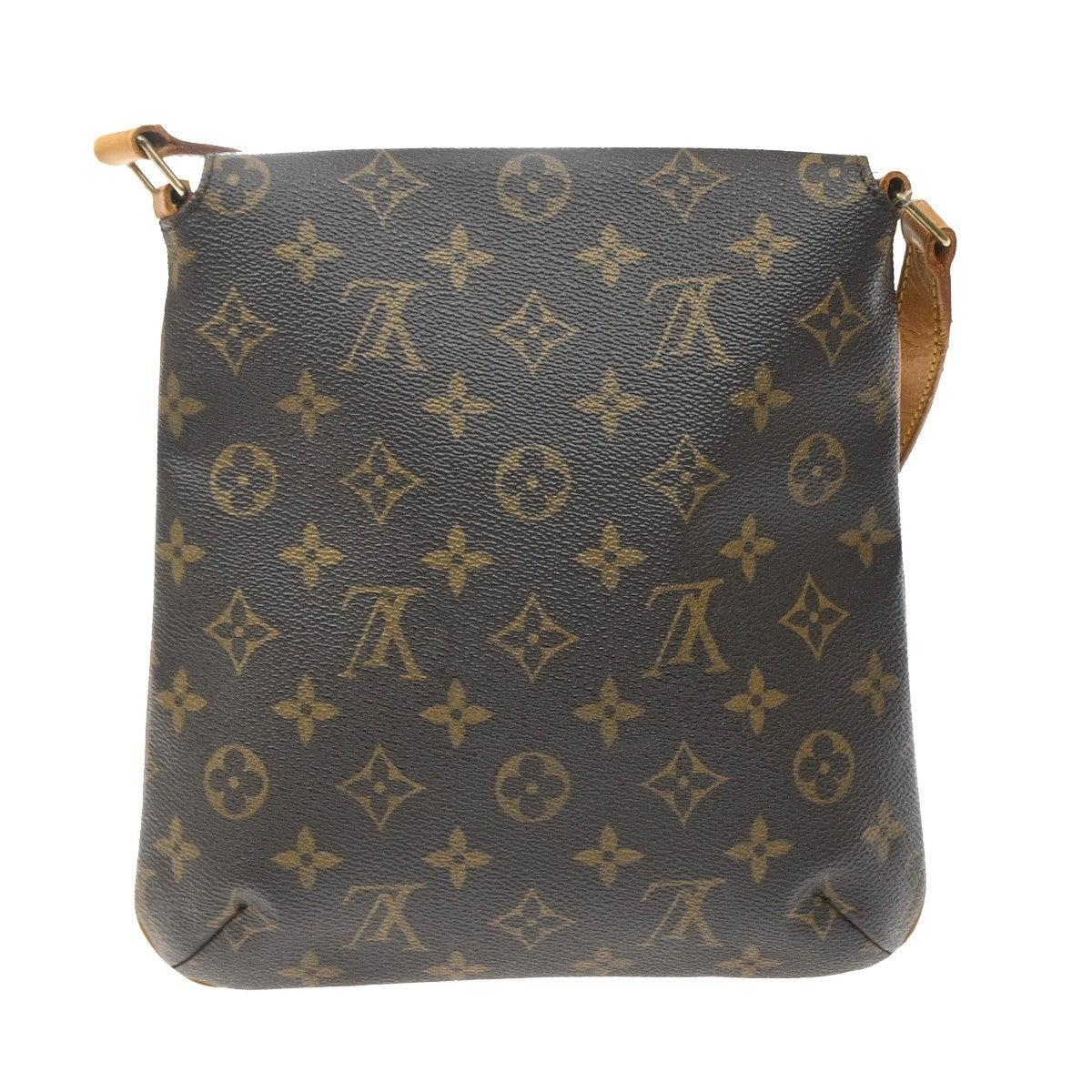 Louis Vuitton Musette Salsa Monogram Canvas Brown Leather Shoulder Bag Bag (Pre-Owned)