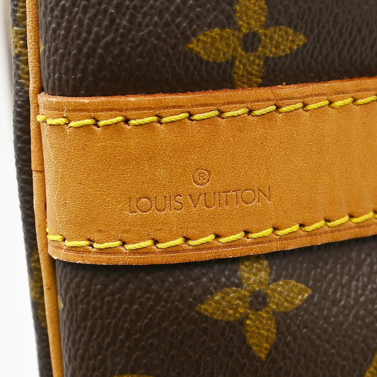 Louis Vuitton Keepall Bandouliere Monogram Canvas Brown Canvas Travel Bag Bag (Pre-Owned)