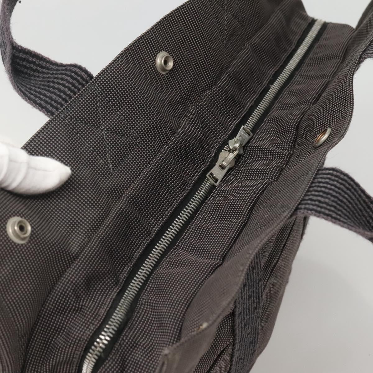 Hermes Fourre-Tout Herline Fourre-Tout Herline Gray Canvas Bag (Pre-Owned)