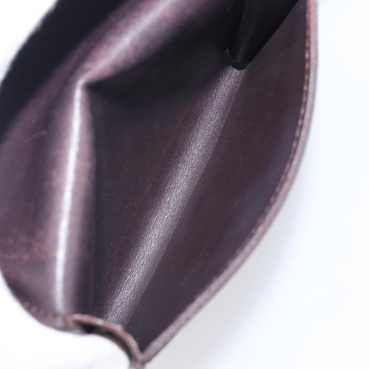 Louis Vuitton Elise Monogram Vernis Burgundy Patent_Leather Wallets Accessory (Pre-Owned)