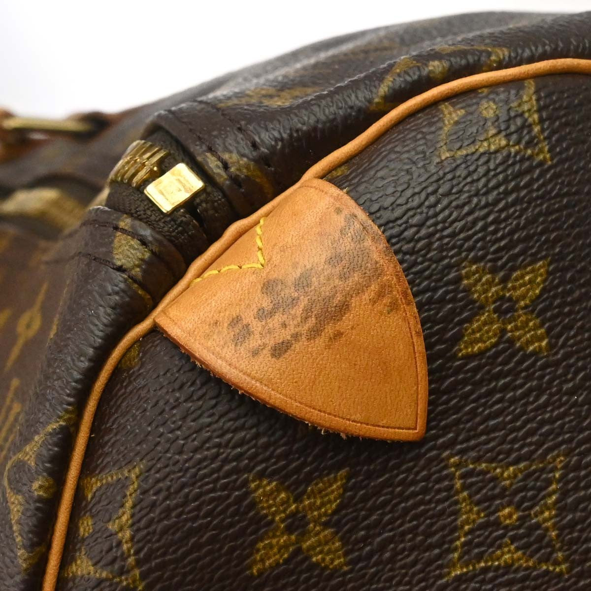 Louis Vuitton Keepall Monogram Canvas Brown Canvas Travel Bag Bag (Pre-Owned)