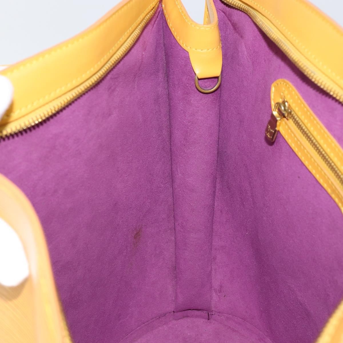 Louis Vuitton Saint Jacques Epi Leather Yellow Leather Handbag (Pre-Owned)