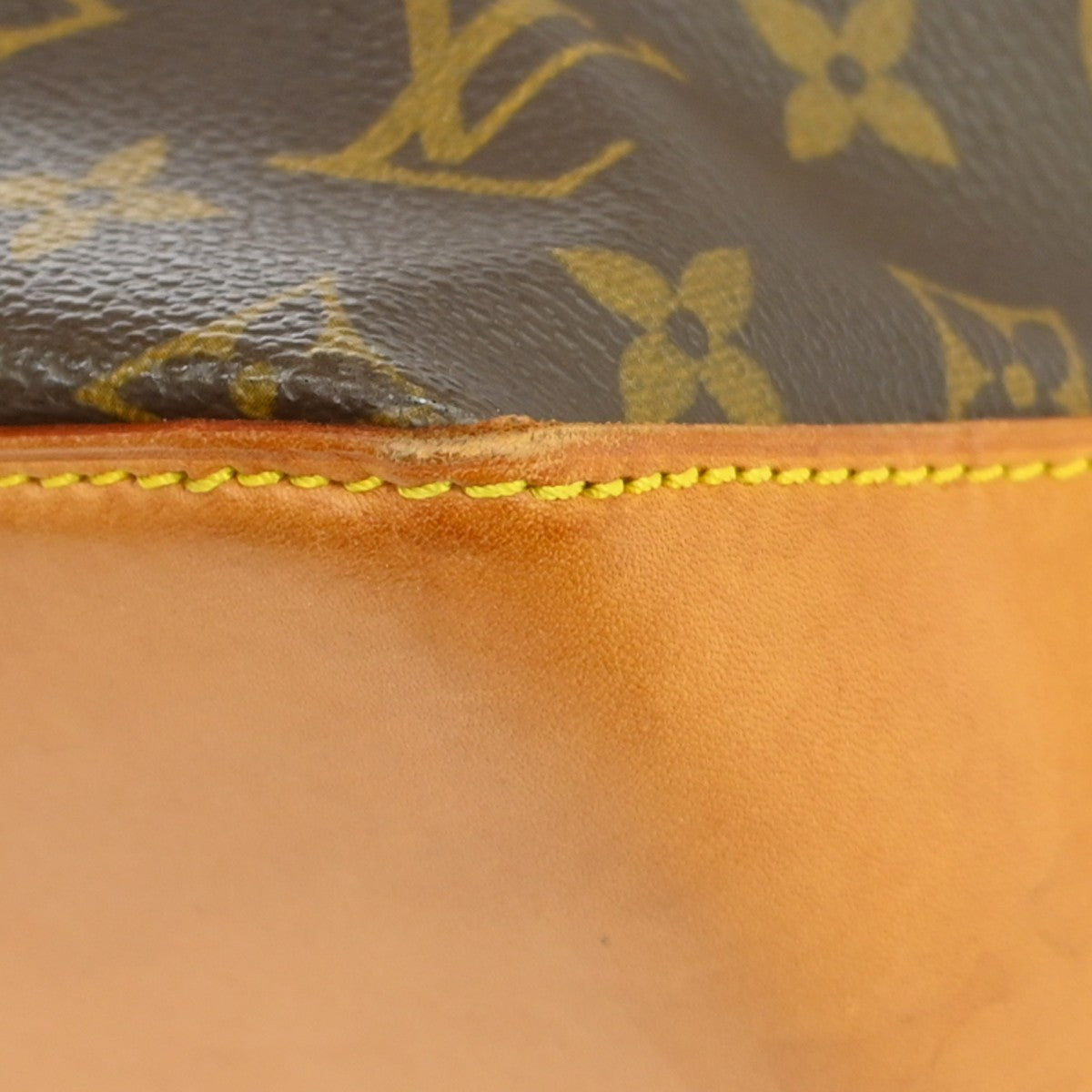 Louis Vuitton Cabas Mezzo Monogram Canvas Brown Canvas Tote Bag Bag (Pre-Owned)