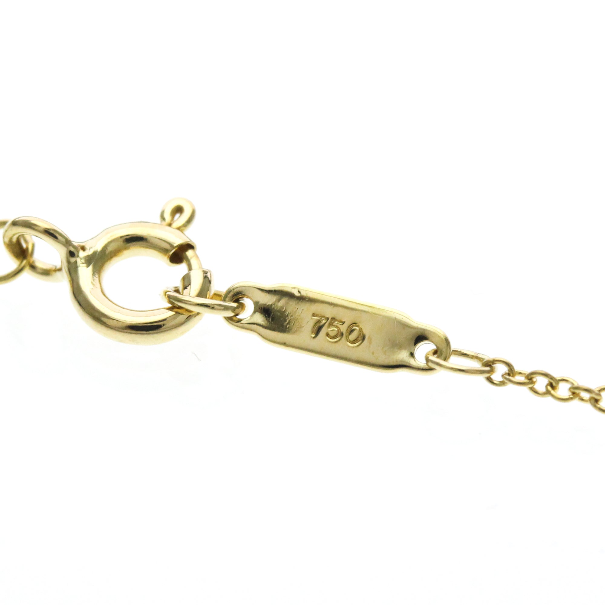 Tiffany & Co. Cross Pendant 18K Yellow Gold With Diamond Gold Yellow_Gold Necklace Jewelry (Pre-Owned)