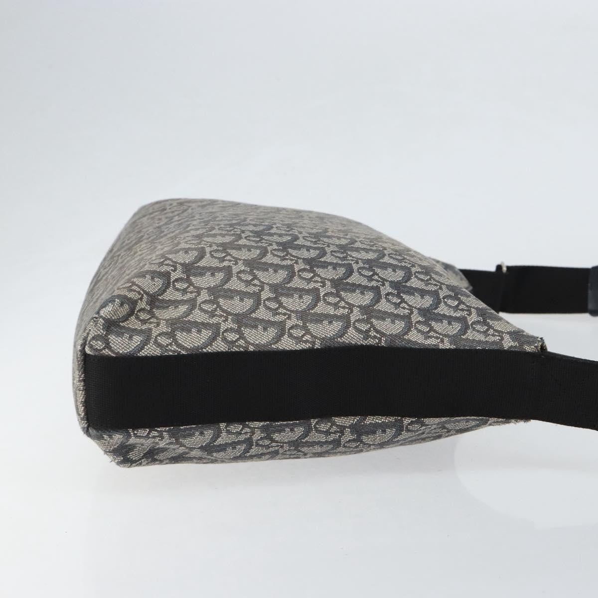 Christian Dior Vintage Trotter Canvas Navy Canvas Shoulder Bag Bag (Pre-Owned)