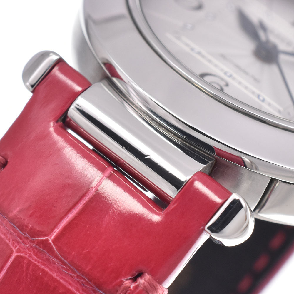 Cartier Pasha De Cartier Automatic Stainless Steel And Alligator Watch (Pre-Owned)
