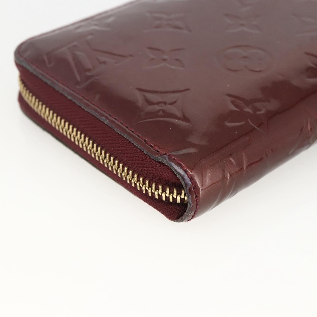 Louis Vuitton Zippy Leather Red Patent_Leather Wallets Accessory (Pre-Owned)