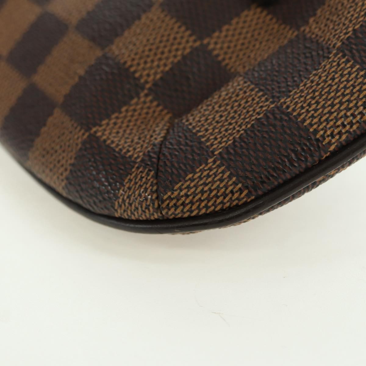 Louis Vuitton Manosque Pochette Damier Ebene Brown Canvas Clutche & Pouche Bag (Pre-Owned)