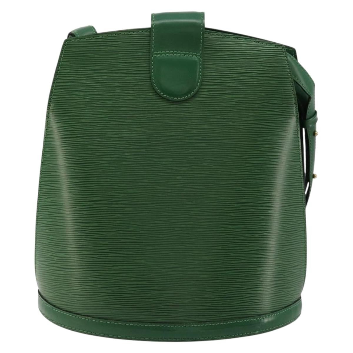 Louis Vuitton Cluny Epi Leather Green Leather Shoulder Bag Bag (Pre-Owned)