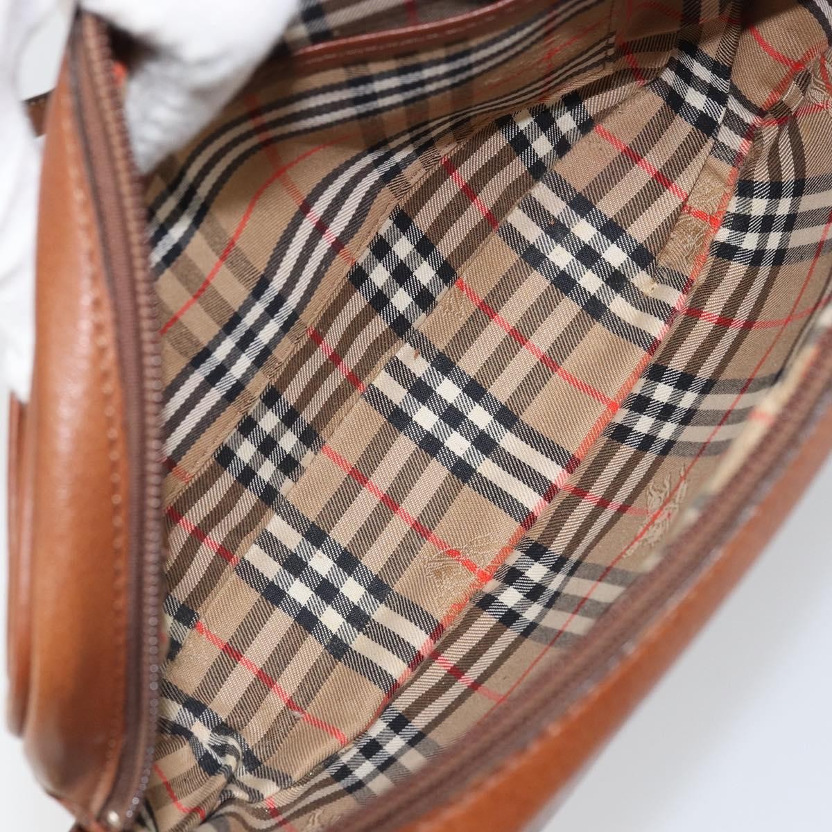 Burberry Vintage Leather Brown Leather Shoulder Bag Bag (Pre-Owned)