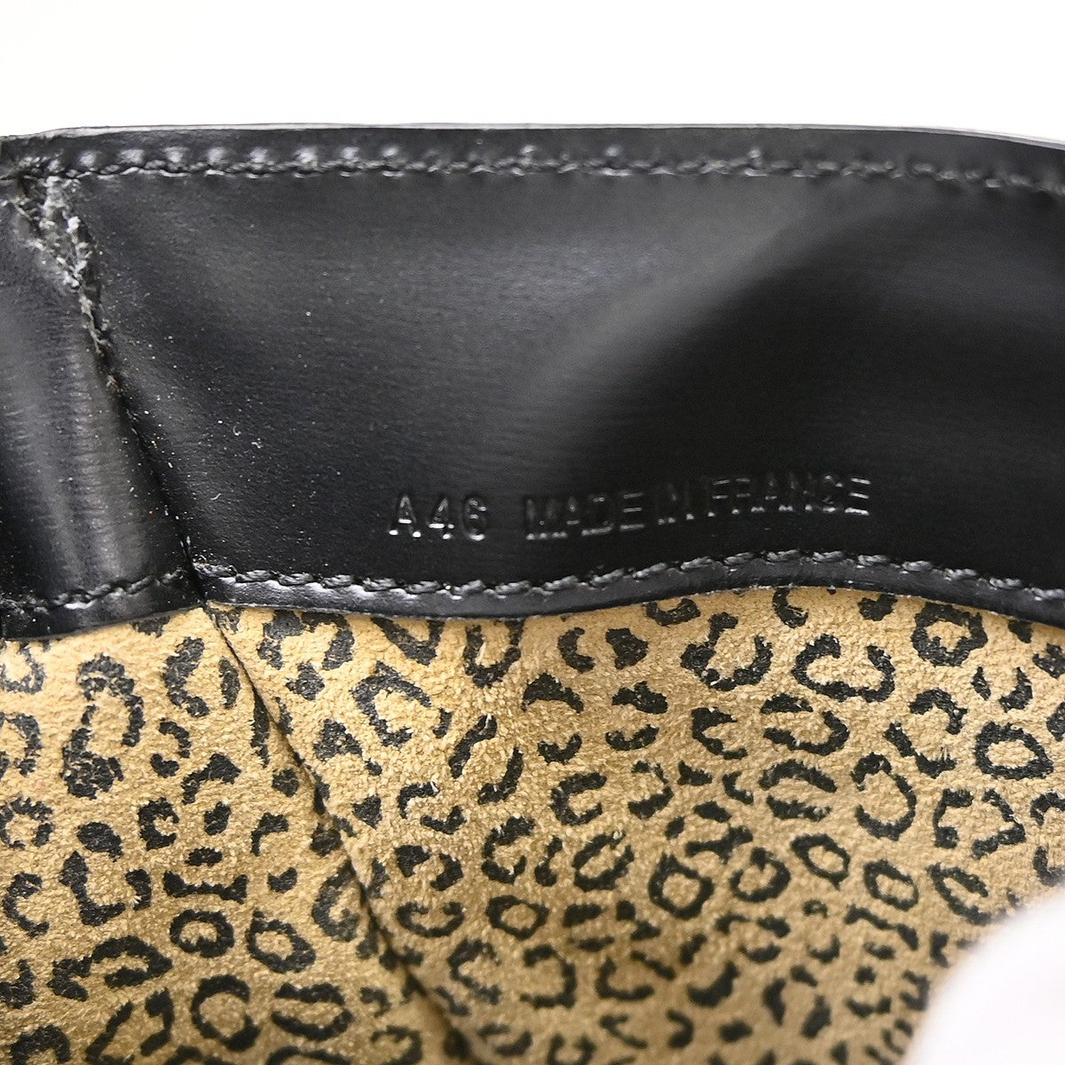Cartier Panthère Leather Black Leather Handbag (Pre-Owned)