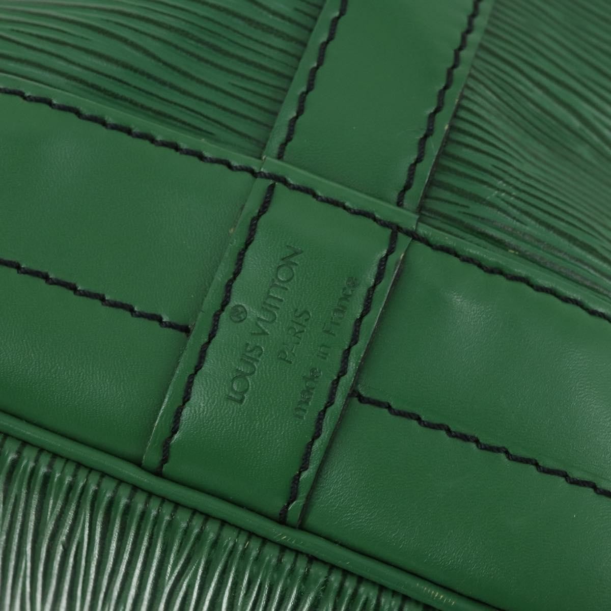 Louis Vuitton Noe Epi Leather Green Leather Shoulder Bag Bag (Pre-Owned)