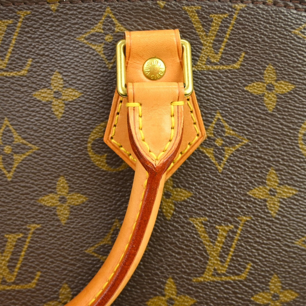 Louis Vuitton Alma Monogram Brown Canvas Handbag (Pre-Owned)