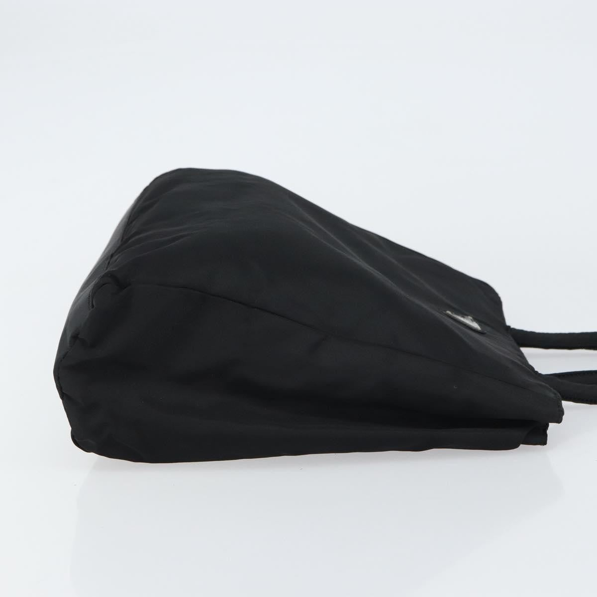 Prada Vintage Tote Nylon Black Nylon Tote Bag Bag (Pre-Owned)