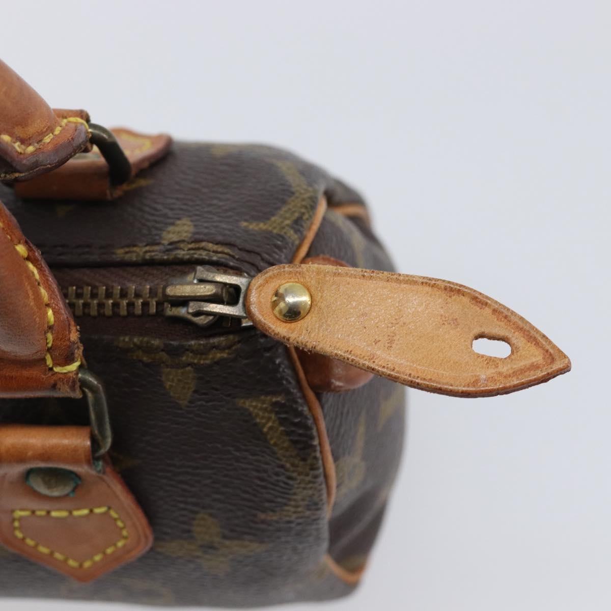 Louis Vuitton Speedy Mini Hl Monogram Canvas Brown Canvas Handbag (Pre-Owned)