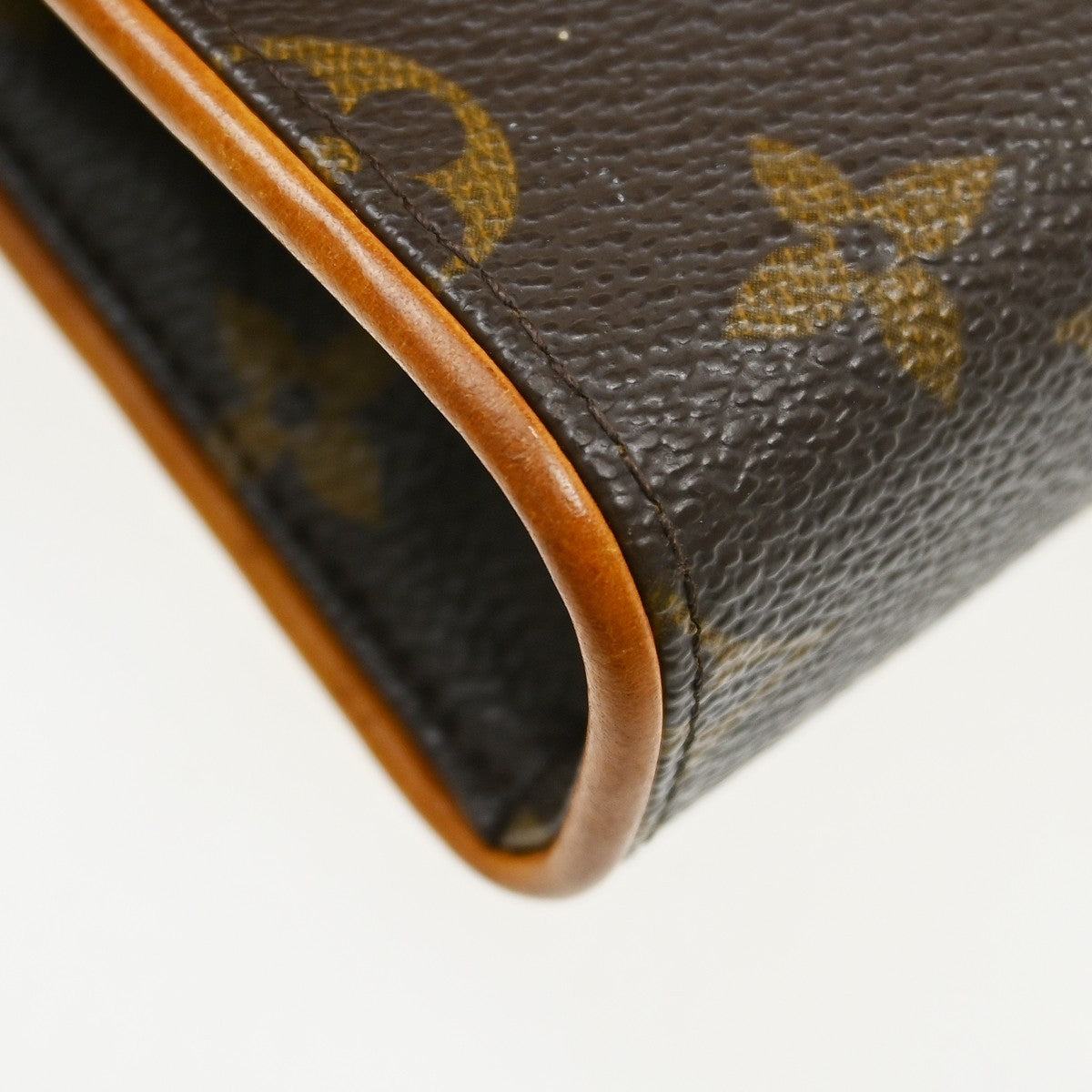 Louis Vuitton Florentine Monogram Brown Canvas Clutche & Pouche Bag (Pre-Owned)
