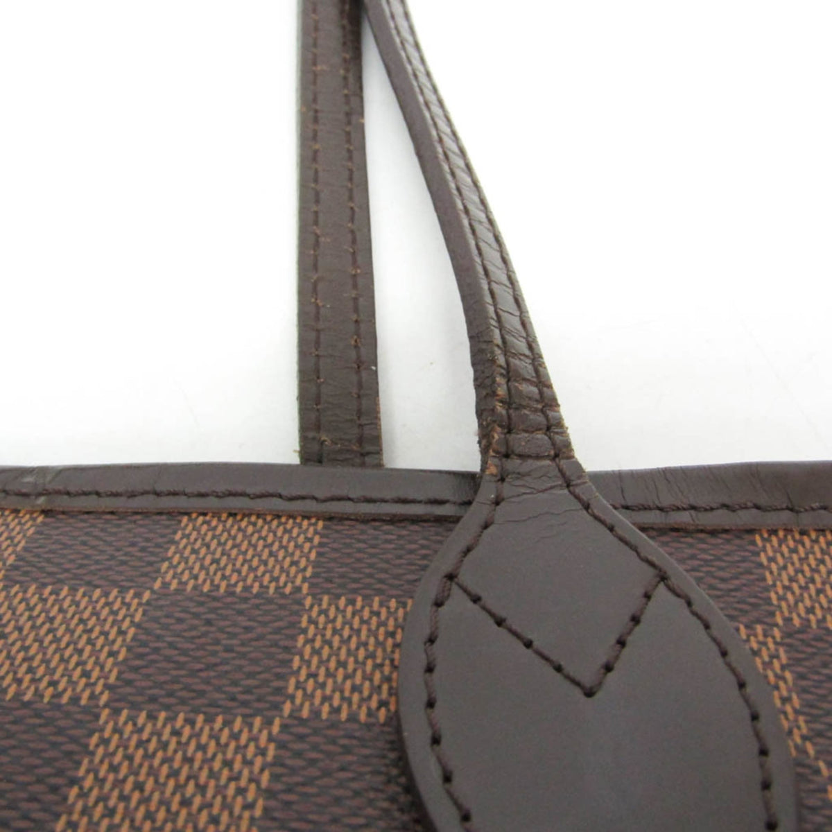 Louis Vuitton Neverfull Damier Brown Canvas Tote Bag Bag (Pre-Owned)