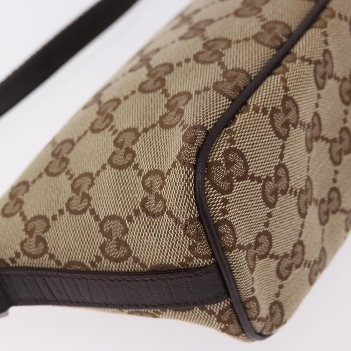 Gucci Gg Tiger Gg Canvas Beige Canvas Clutche & Pouche Bag (Pre-Owned)