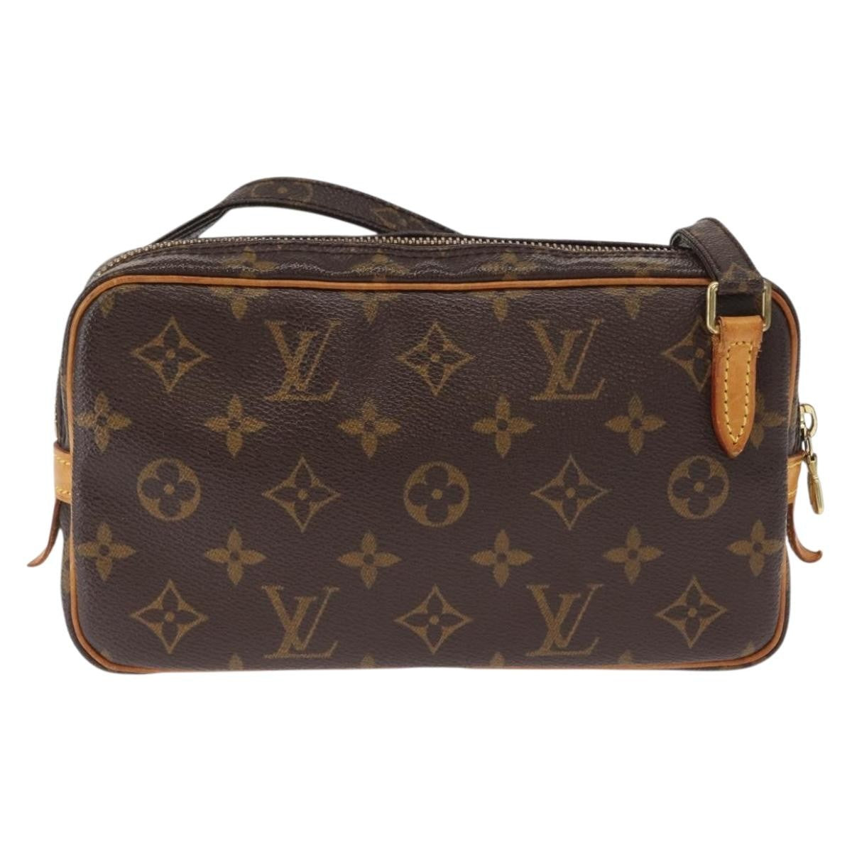 Louis Vuitton Pochette Marly Bandouliere Monogram Canvas Brown Canvas Handbag (Pre-Owned)