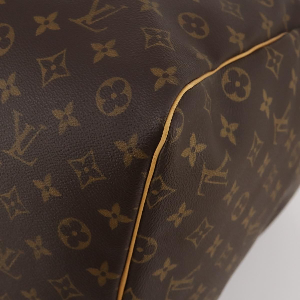 Louis Vuitton Keepall Monogram Canvas Brown Canvas Travel Bag Bag (Pre-Owned)