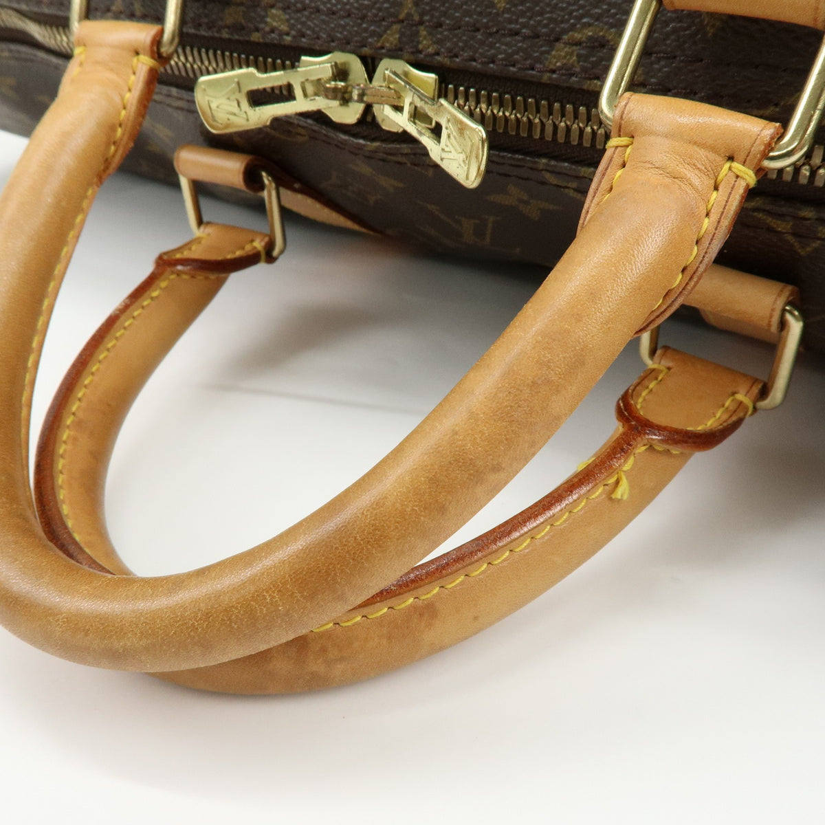 Louis Vuitton Keepall Bandouliere Monogram Canvas Brown Canvas Travel Bag Bag (Pre-Owned)