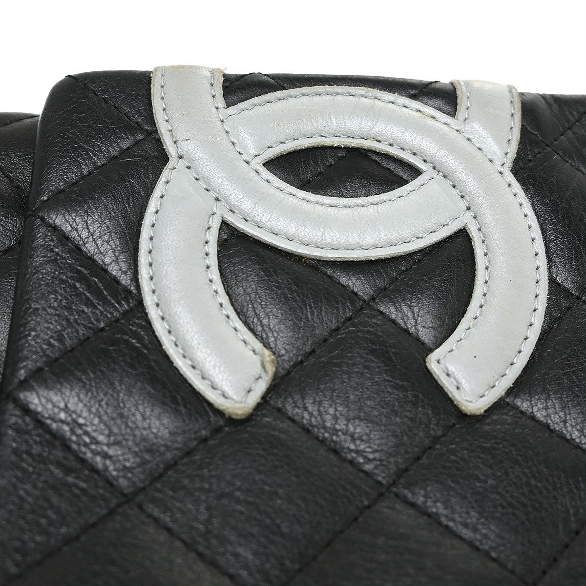 Chanel Cambon Flap Calfskin Black Leather Shoulder Bag Bag (Pre-Owned)