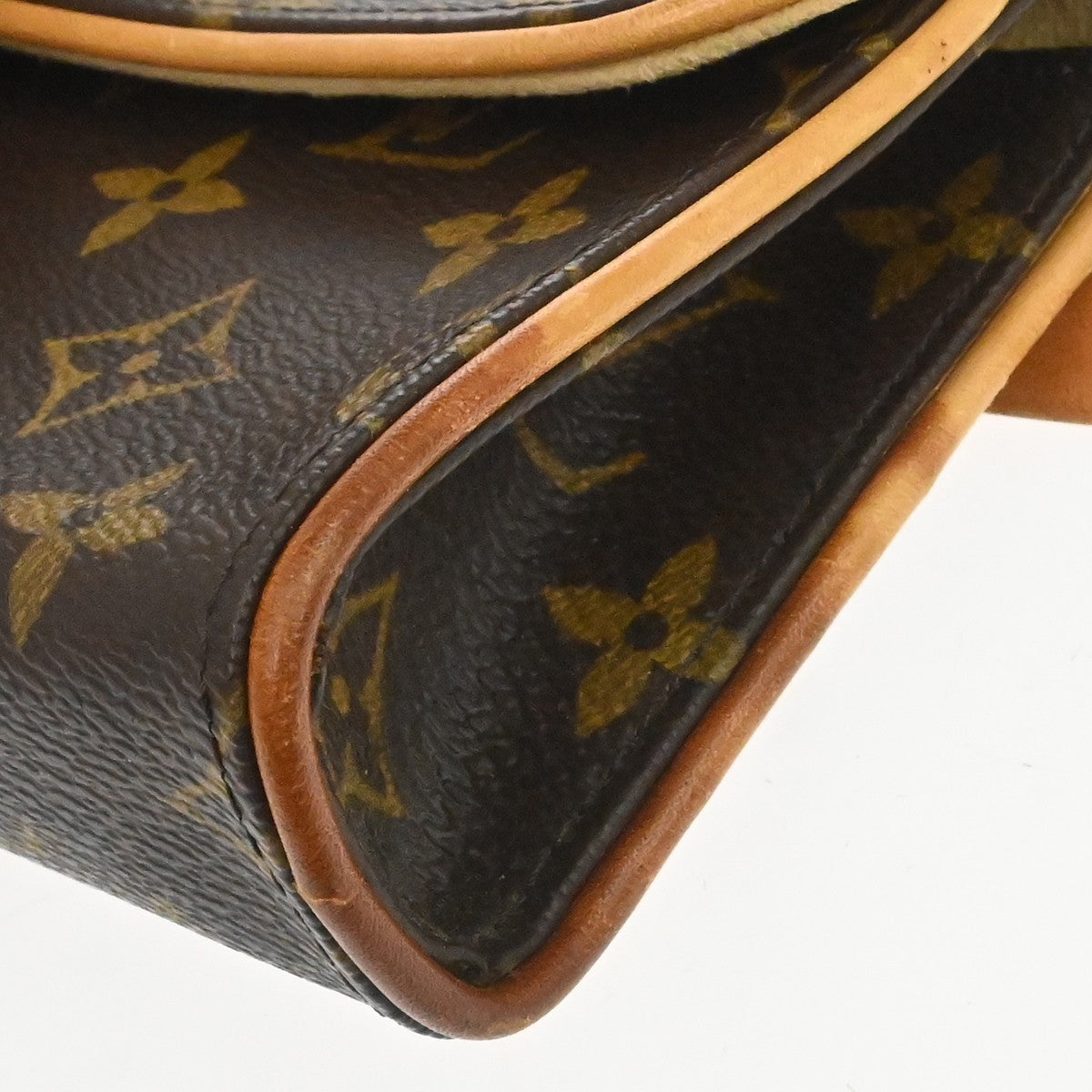 Louis Vuitton Florentine Monogram Brown Canvas Clutche & Pouche Bag (Pre-Owned)