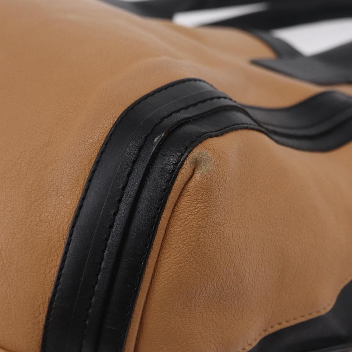 Chloe Alison East West Leather Beige Leather Tote Bag Bag (Pre-Owned)