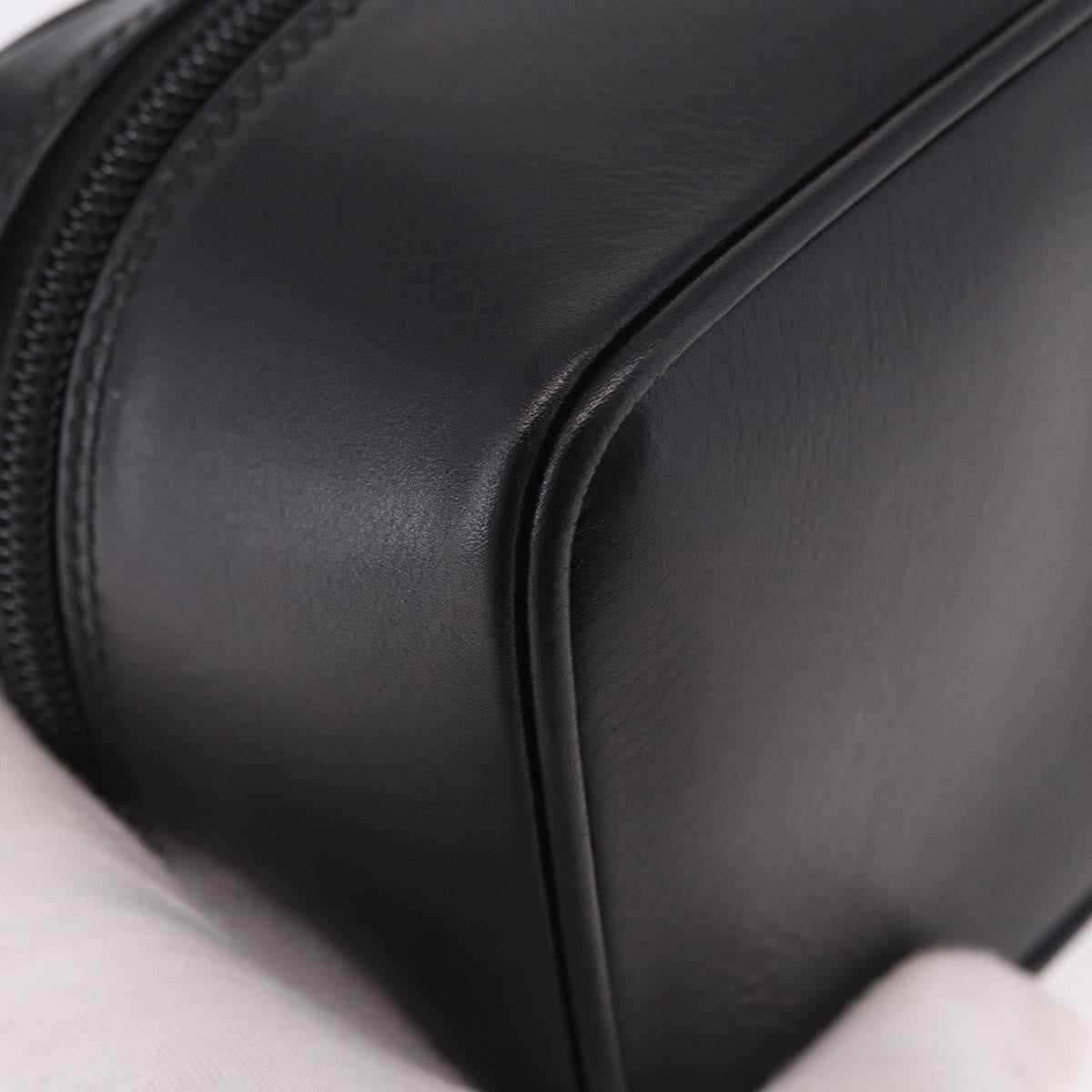 Gucci Horsebit Vanity Leather Black Leather Toiletry Case Accessory (Pre-Owned)