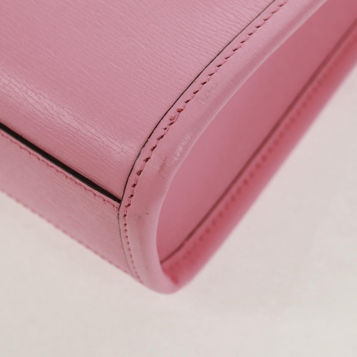 Gucci Vertical Tote Printed Leather Pink Leather Tote Bag Bag (Pre-Owned)