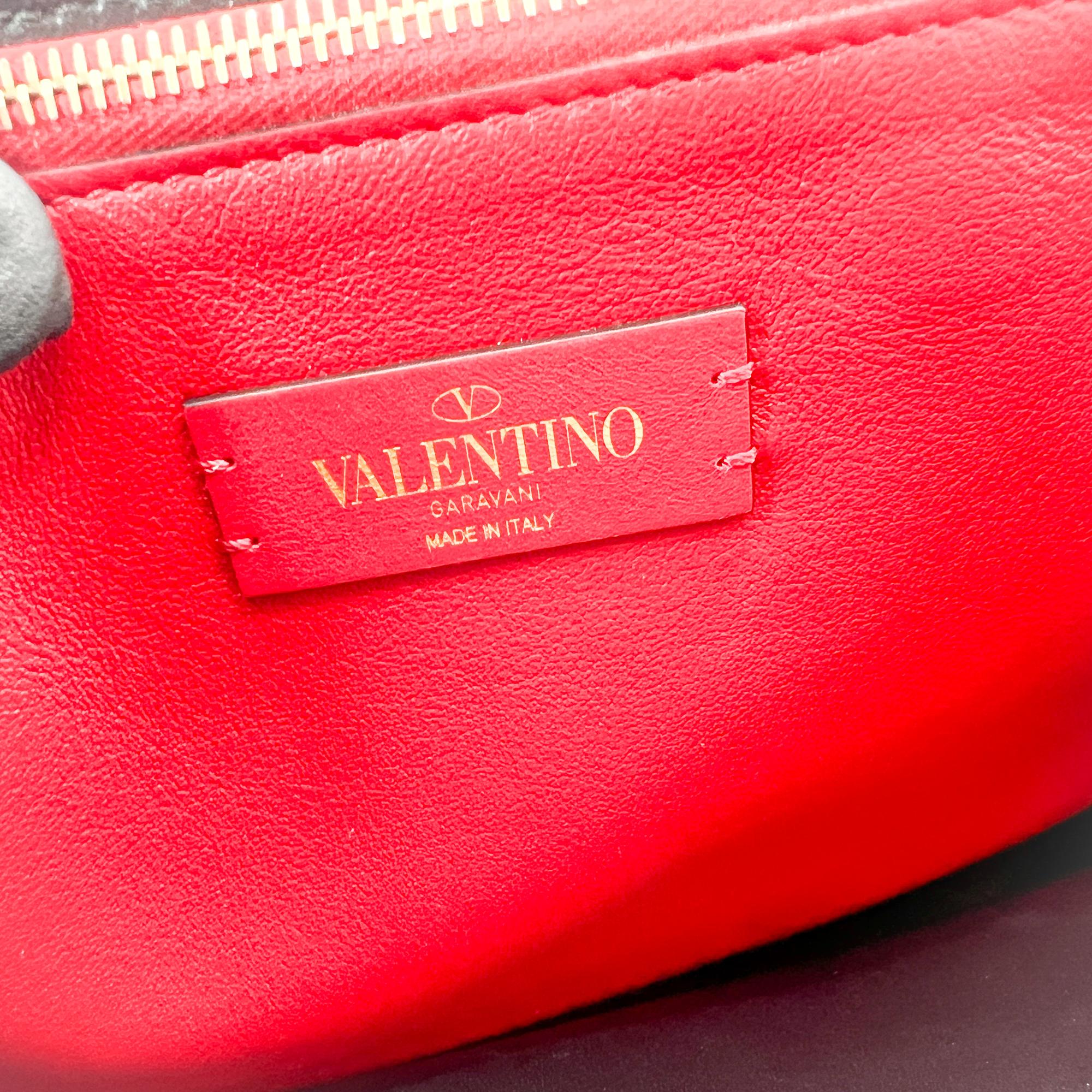 Valentino Garavani Vring Shoulder Bag Leather Multicolour Leather Shoulder Bag Bag (Pre-Owned)
