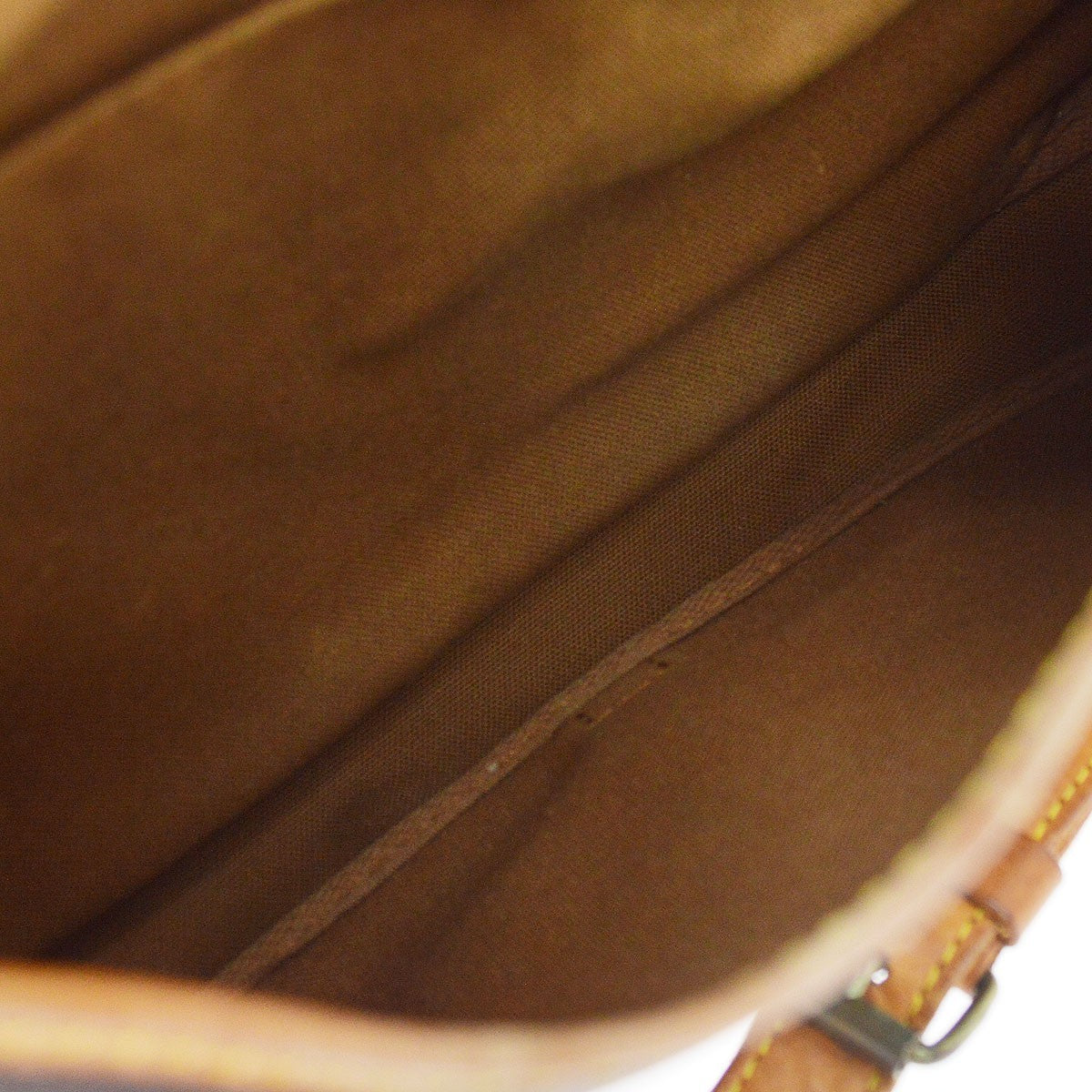 Louis Vuitton Saumur Monogram Canvas Brown Canvas Shoulder Bag Bag (Pre-Owned)